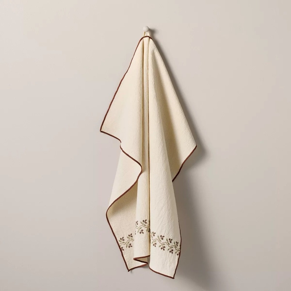 Flour Sack Cream Stitched Icon - Hearth & Hand Magnolia, Target Fall 2026